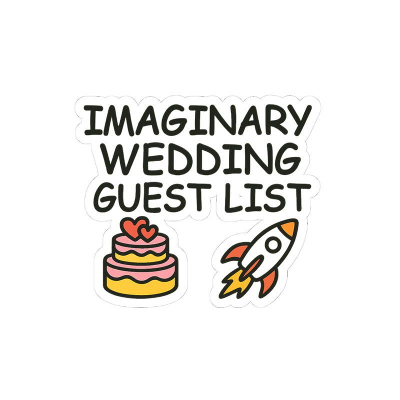 Imaginary Wedding Guest List Meme Sticker Pack | Trending